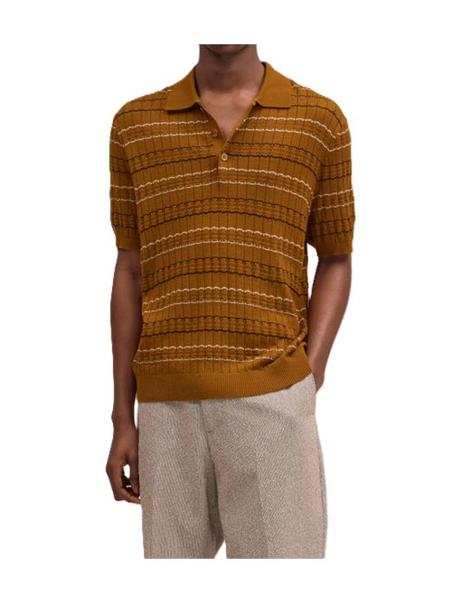 Alfie - Pointelle-Strick polo NN. 07 NN.07 | 26100000366584835 CINNAMON